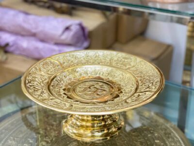 Mâm Bồng Chữ Lộc Hán Bằng Đồng