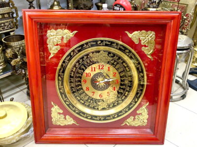 Tranh Đồng Hồ Mặt Trống Đồng Kích Thước (80x80cm)