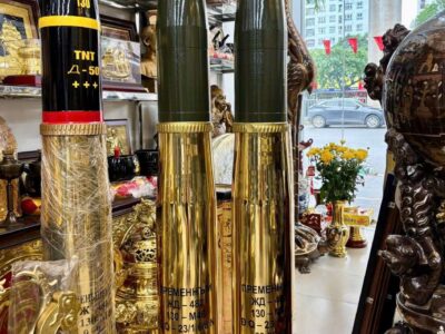 Bàn Giao Cặp Vỏ Pháo 130mm Nga Độc Lạ Về Thanh Hóa